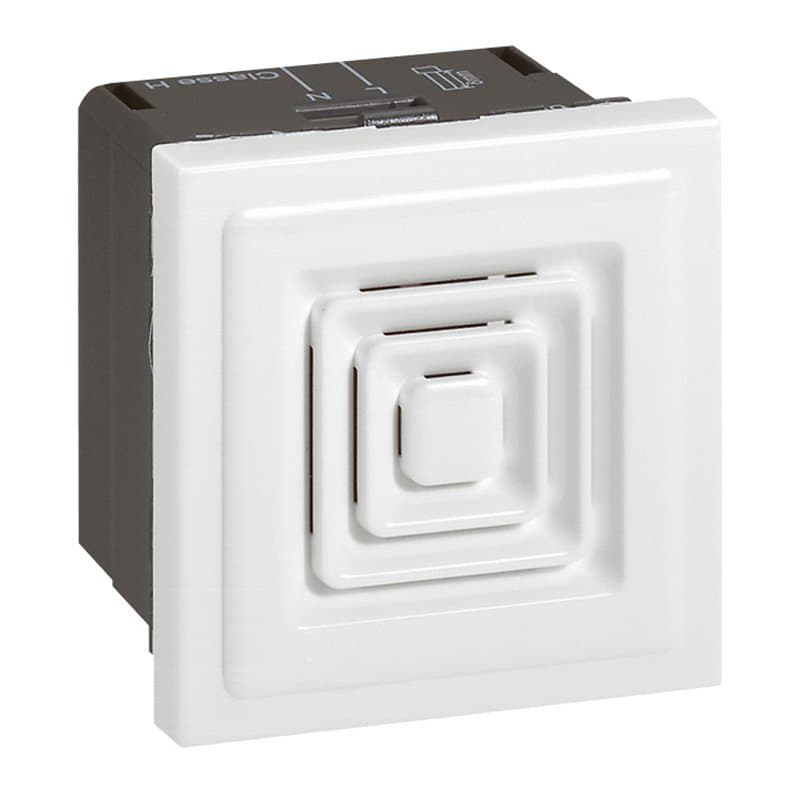 Legrand Mosaic Белый Электрический звонок 2 модуля 076642 — миниатюра 2