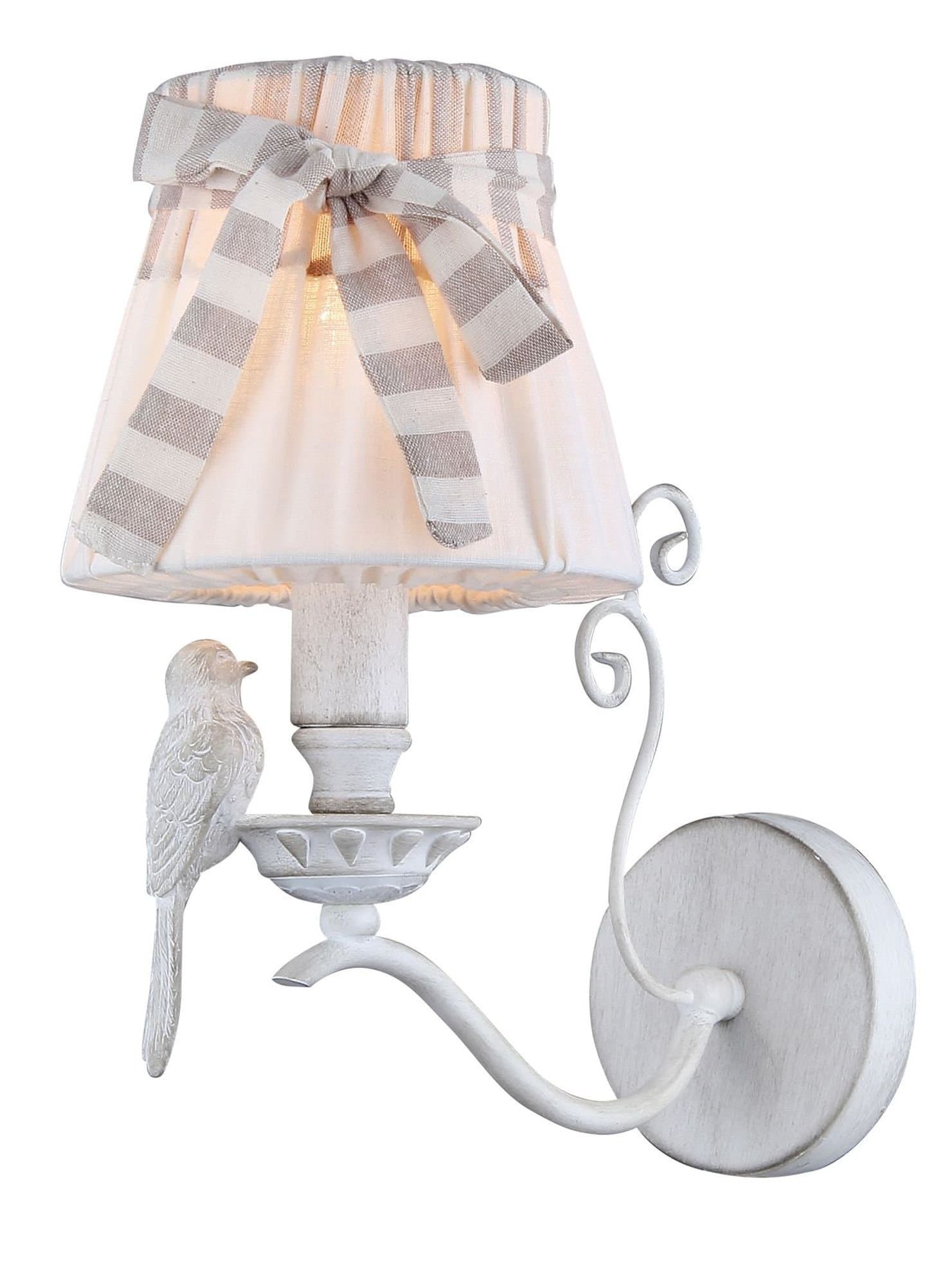 Maytoni Elegant Bird Белый Антик Бра 1xE14 40W ARM013-01-W — миниатюра 3