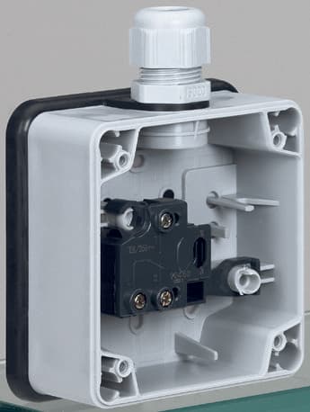 Legrand Plexo Серый Переключатель 1-клавишный,накладной,в сборе,10А, IP66 090460 — миниатюра 2