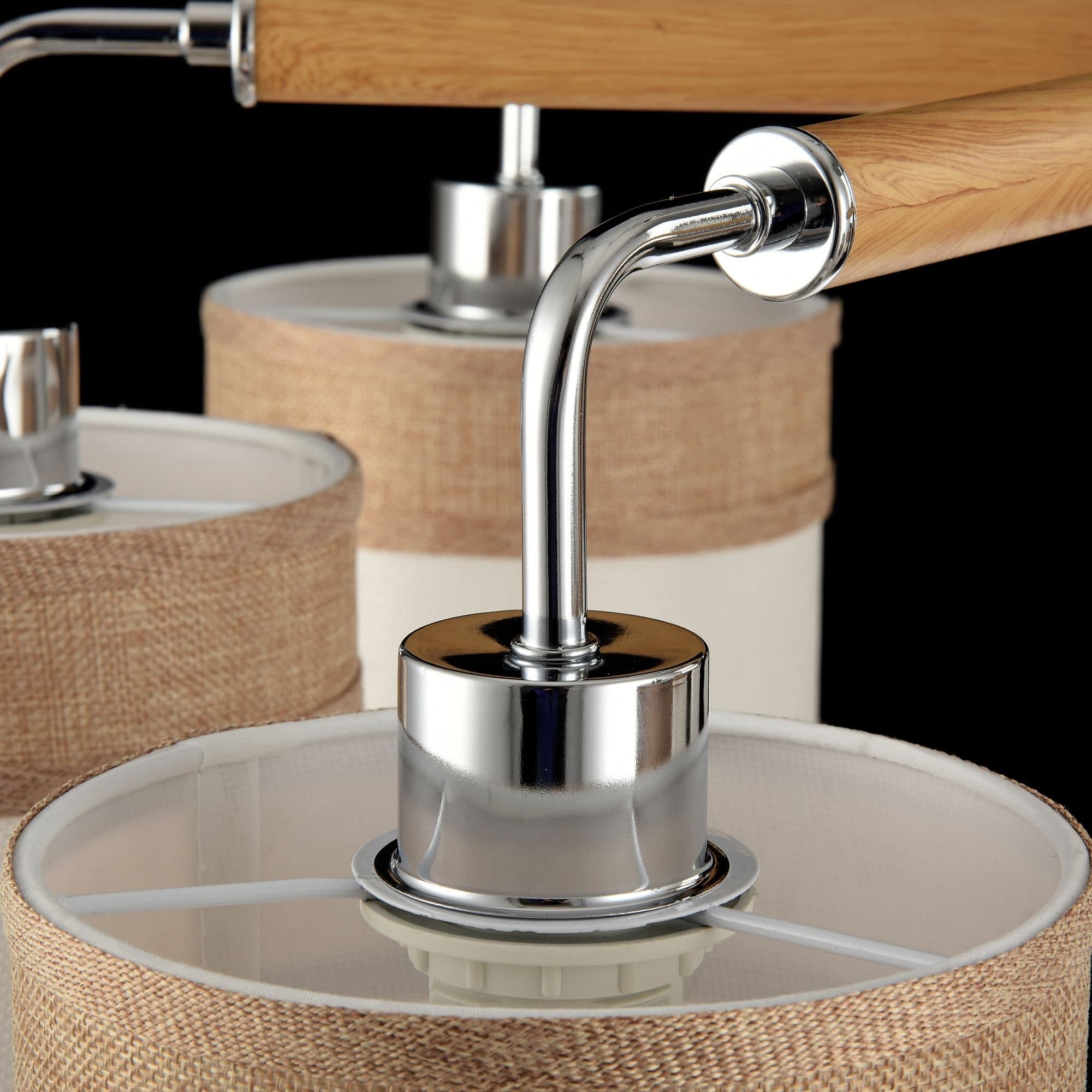 Freya Modern Helen Хром Потолочный светильник E27 40W FR5329-PL-07-CH — миниатюра 7