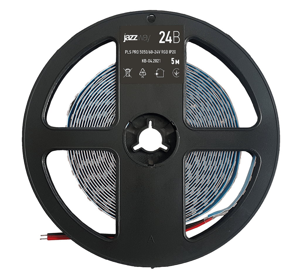 Jazzway Лента PLS PRO RGB 5050/60-24V IP20 5m .5033979