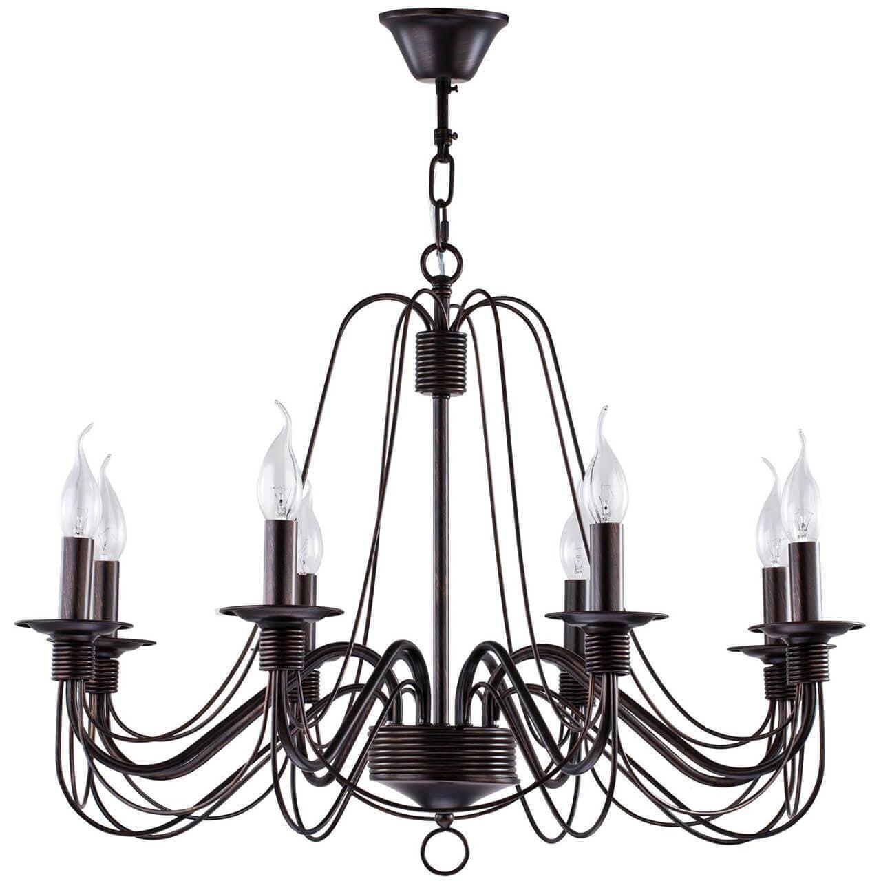 Freya Classic Velia Коричневый Люстра E14 60W FR2046-PL-08-BR