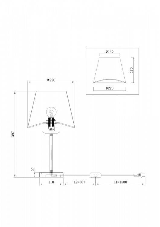 Freya Crystal Никель Лампа настольная FR1006TL-01N — миниатюра 6