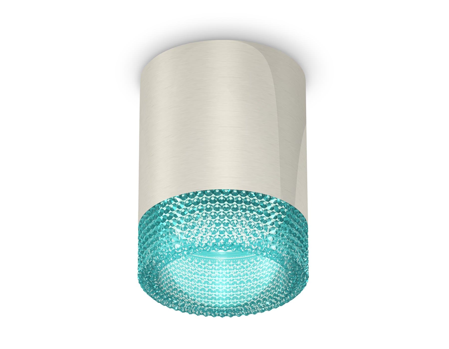 Ambrella Комплект накладного светильника XS6305011 PSL/BL серебро полированное/голубой MR16 GU5.3 (C6305, N6153) — миниатюра 1
