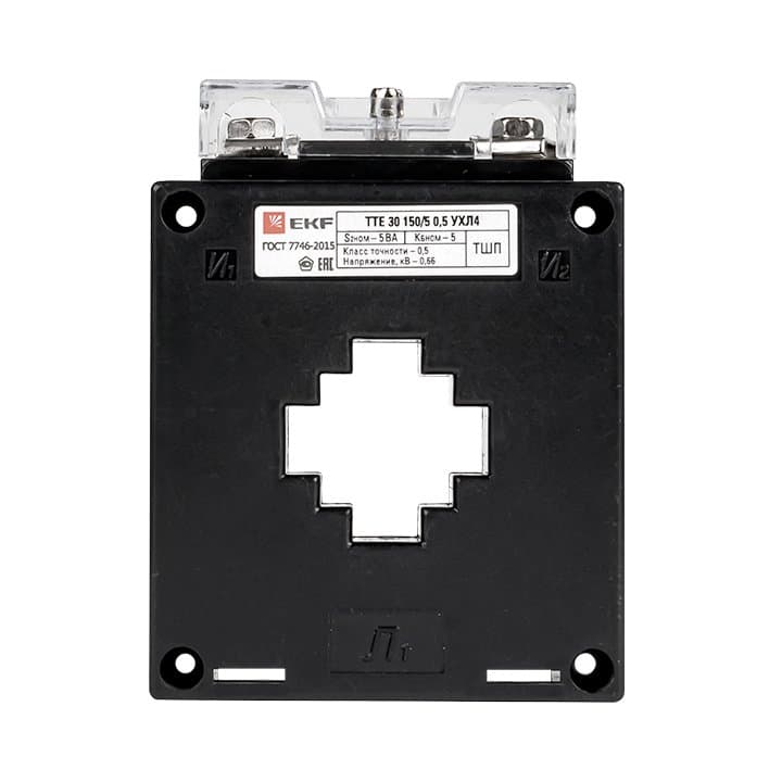 EKF PROxima Трансформатор тока ТТЕ-30-150/5А класс точности 0,5S — миниатюра 2