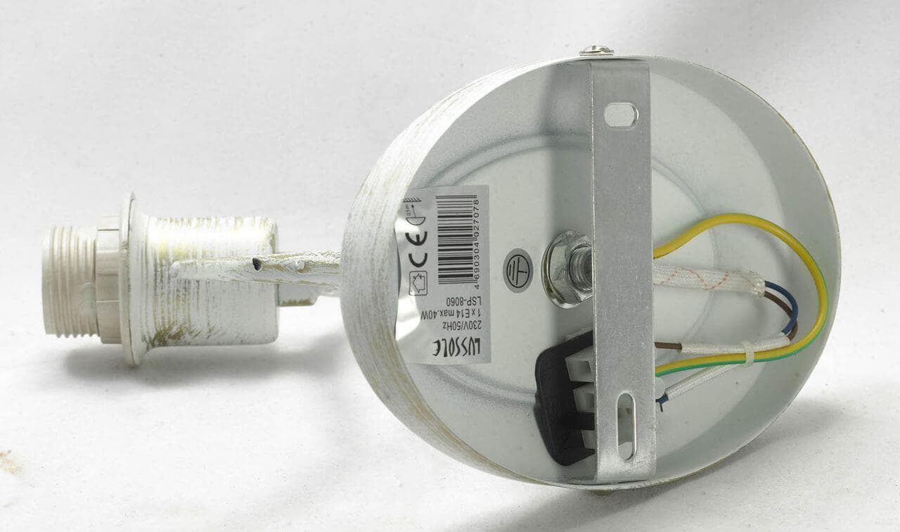 Lussole LGO Металл Белый /  Ткань Светильник настенный E14 GRLSP-8060 — миниатюра 4