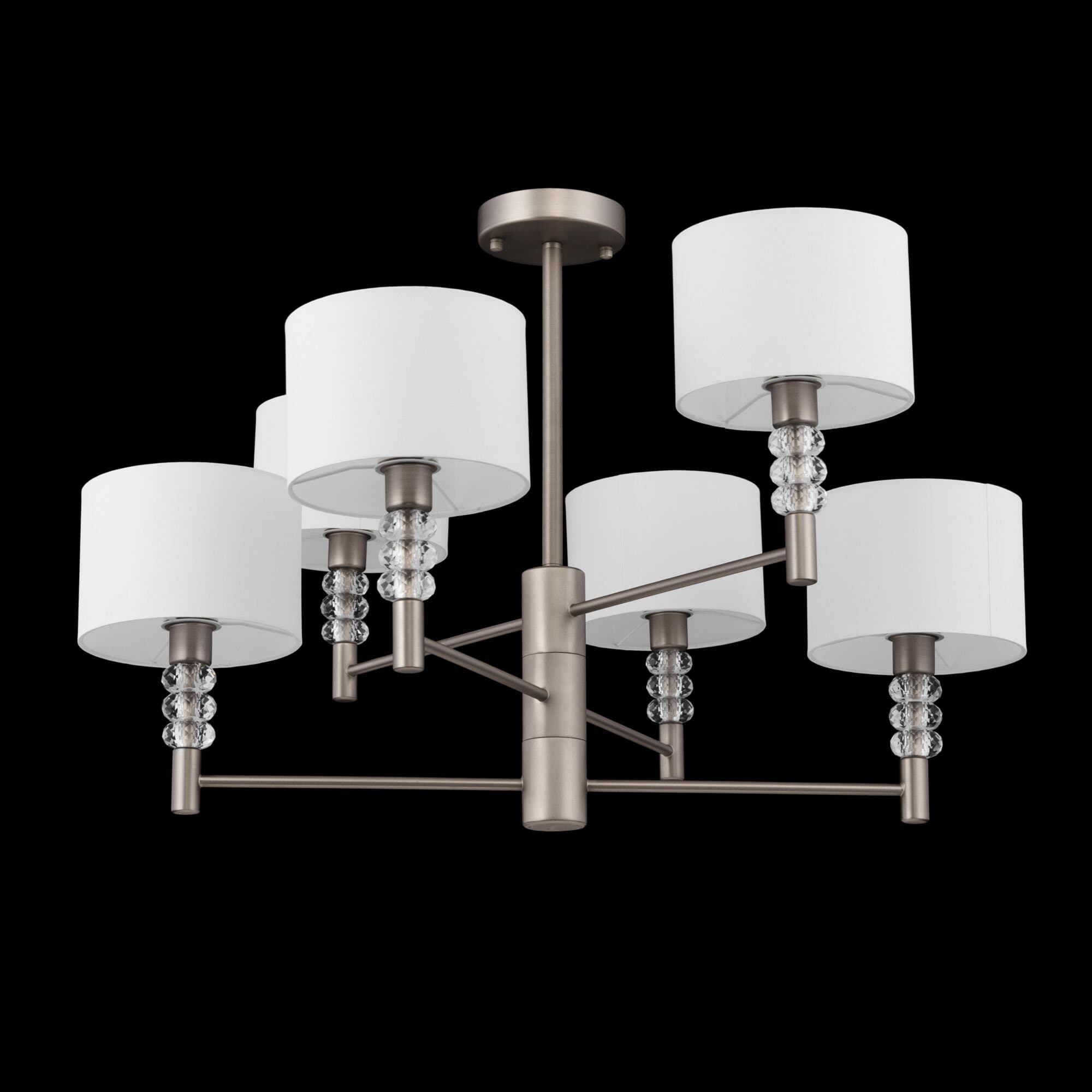 Maytoni Modern Lincoln Никель Люстра 6xE14 40W MOD527PL-06N — миниатюра 5