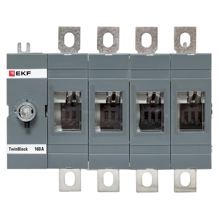 EKF Рубильник 160A 4P без рукоятки управления TwinBlock — миниатюра 3