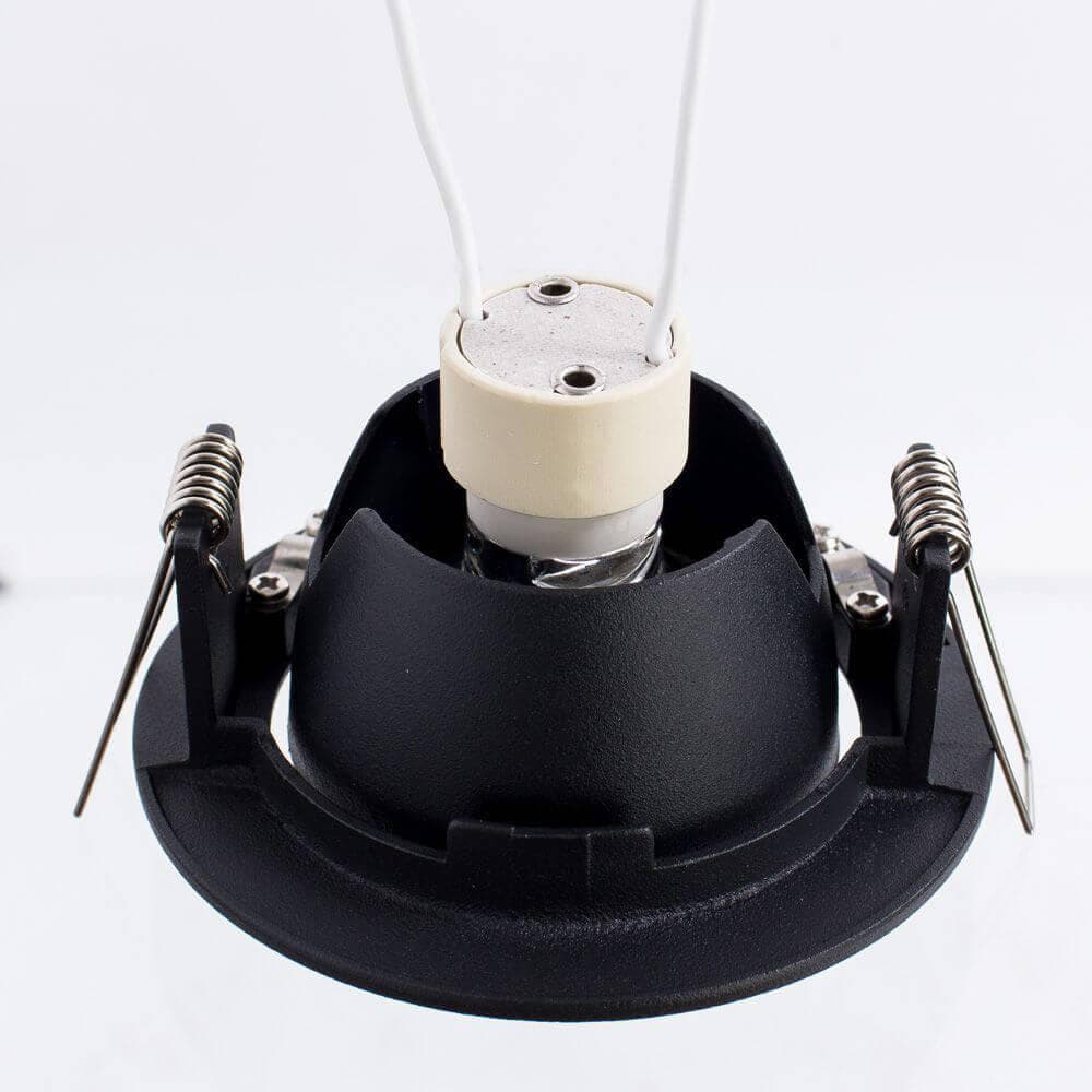 Arte Lamp Accento Черный Светильник точечный встаиваемый 1x50W 1xGU10; 1xG5,3 A4009PL-1BK — миниатюра 4