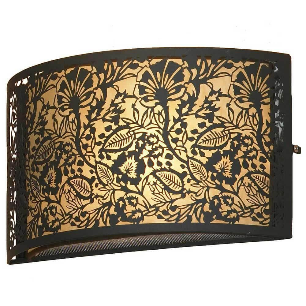 Lussole S.R.L Металл Черный /  Металл/полимер Светильник настенный E14 GRLSF-2371-01 — миниатюра 1
