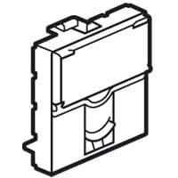 Legrand Mosaic Лицевая панель Keystone для простого коннектора 078604 — миниатюра 3
