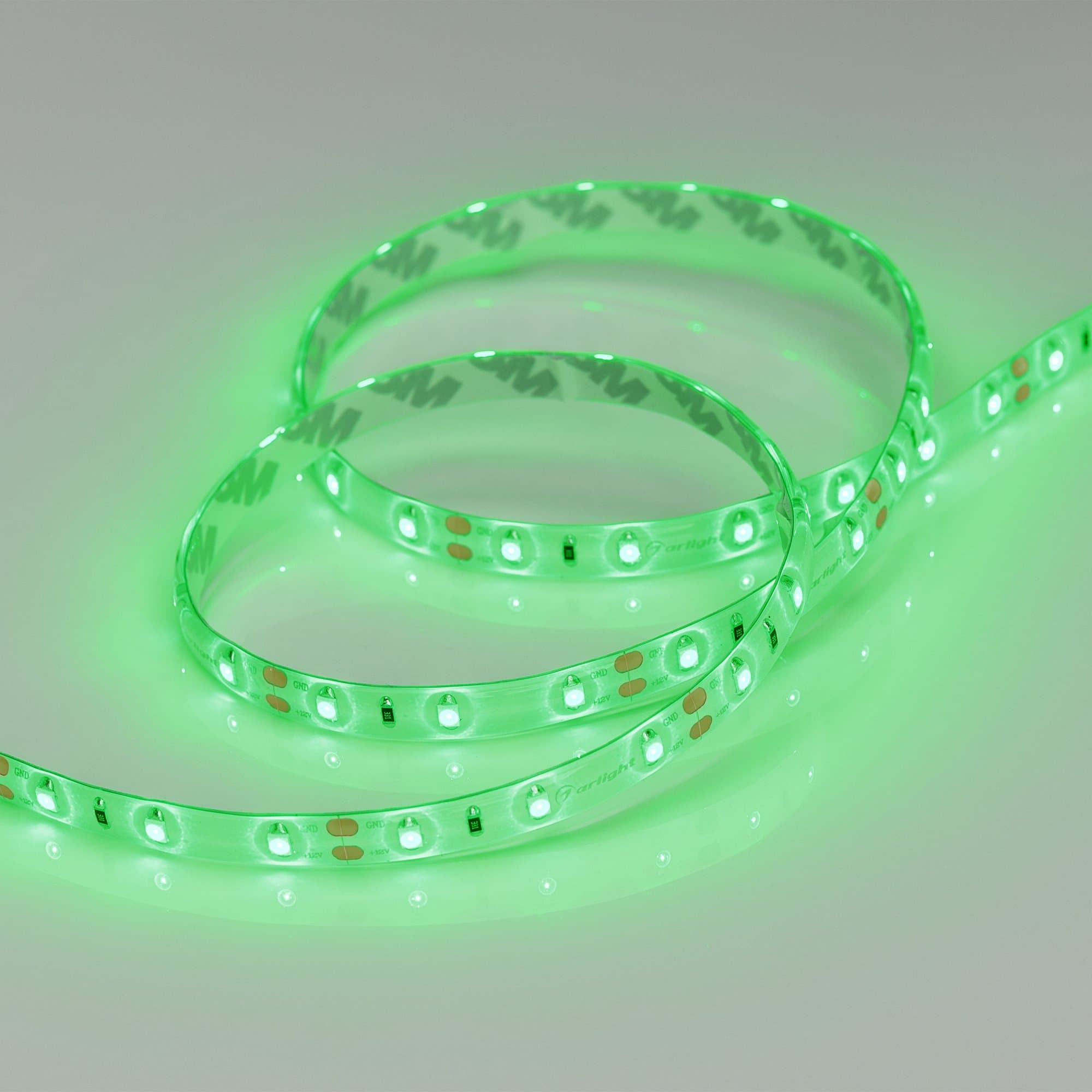 Arlight Светодиодная лента RTW 2-5000SE 12V Green (3528, 300 LED, LUX) (4.8 Вт/м, IP65) 014793 — миниатюра 2