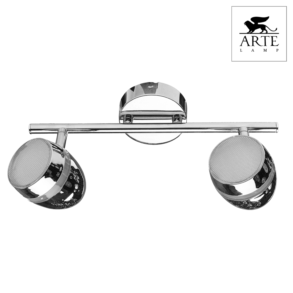 Arte Lamp Bombo Хром Спот 2x3W 2xLED 2x400lm A6701PL-2CC — миниатюра 3