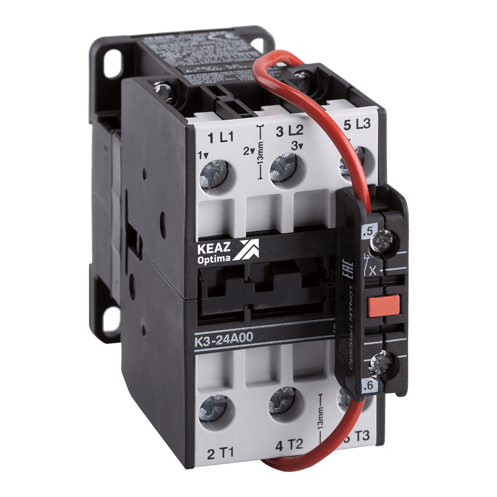 КЭАЗ Контактор OptiStart K3-40A00=24DC 117270 — миниатюра 2