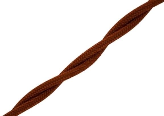 BIRONI Витой провод 2*2,5, цвет медь глянец, бухта B1-425-074-50
