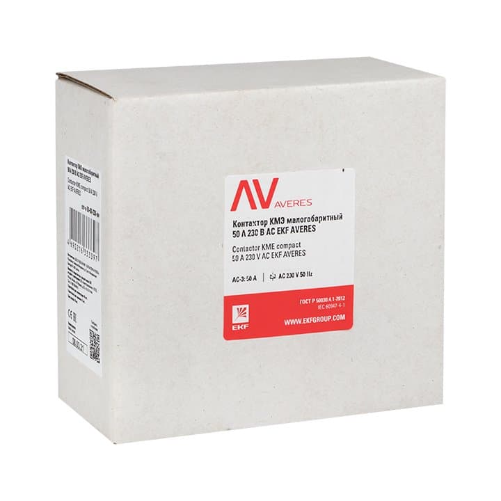 EKF Averes Контактор КМЭ 50А 230В АС — миниатюра 2