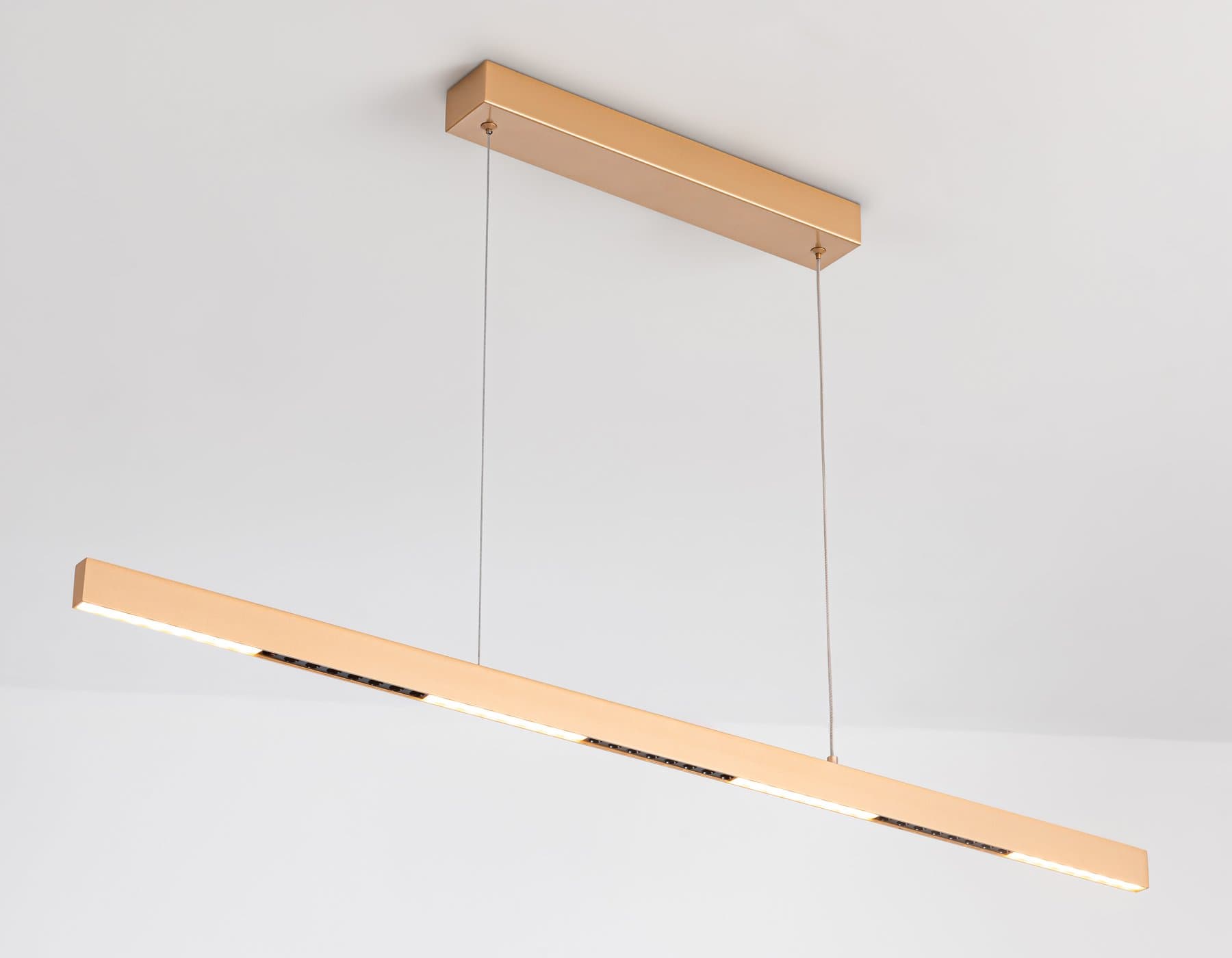 Ambrella Светильник подвесной светодиодный FL5833 GD золото 25W 3000K/4200K/6400K 1037*17.5*750 (без ПДУ) — миниатюра 2