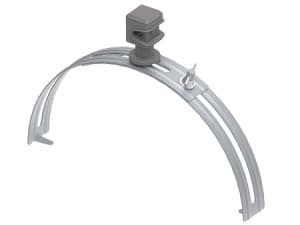OSTEC Держатель пластиковый на круглый конёк, гор. цинк