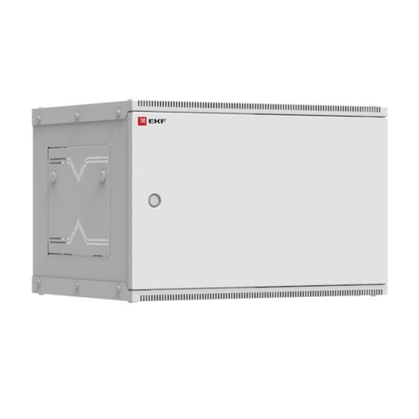 EKF PROxima Astra Шкаф телекоммуникационный настенный разборный 6U (600х350) дверь металл ITB6M350D