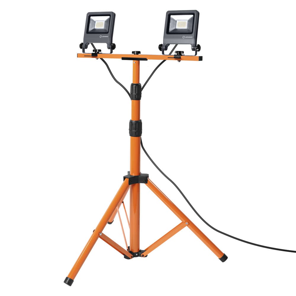 Ledvance LED прожекторы WORKLIGHT на телескопической треноге Серый 2х20Вт 2х1700 Лм, 4000 К Нейтральный белый свет 4058075213913
