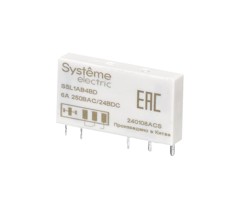 Systeme Electric Реле интерфейсное 1CO,6A, 24В DC