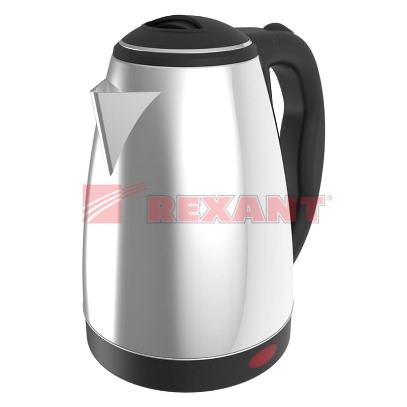 Чайник электрический DX3018 1,8 л/1850 Вт; нержавеющая сталь Rexant 60-0705 — миниатюра 1