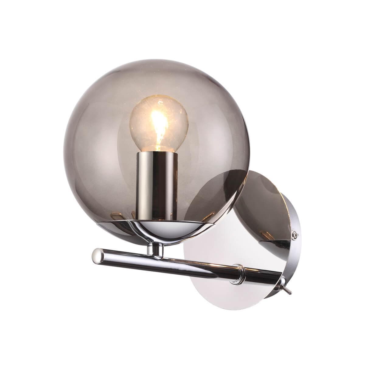 Lumion 4454/1WS LN20 058 хром, дымчатый Бра E14 1*60W 220V SIERRA — миниатюра 1