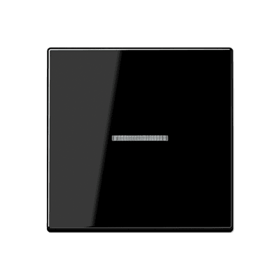 JUNG Клавиша для KNX кнопки, 1 группа, с окошком дюропласт черный A101KO5SW