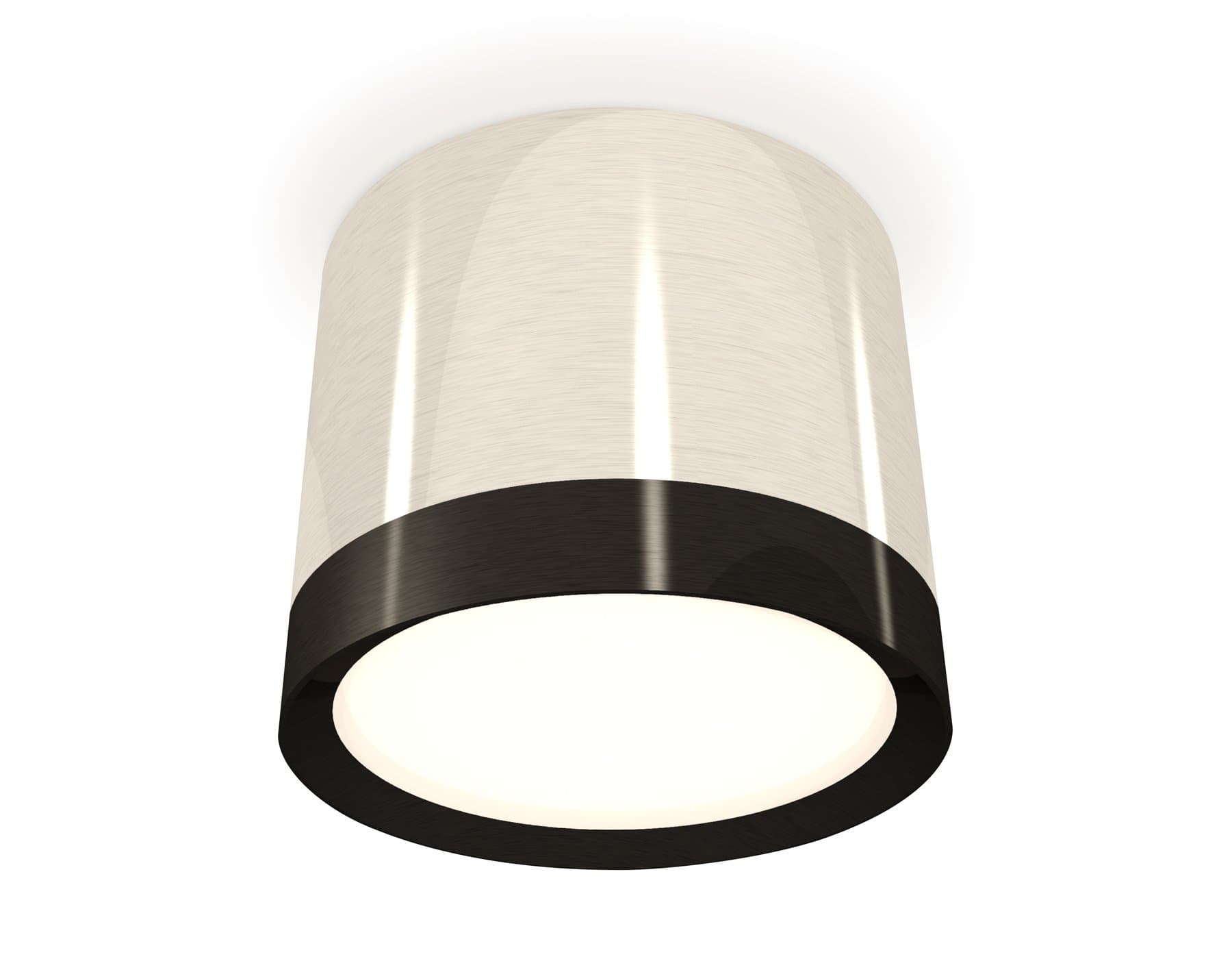 Ambrella Комплект накладного светильника XS8120001 PSL/PBK серебро полированное/черный полированный GX53 (C8120, N8113) — миниатюра 1