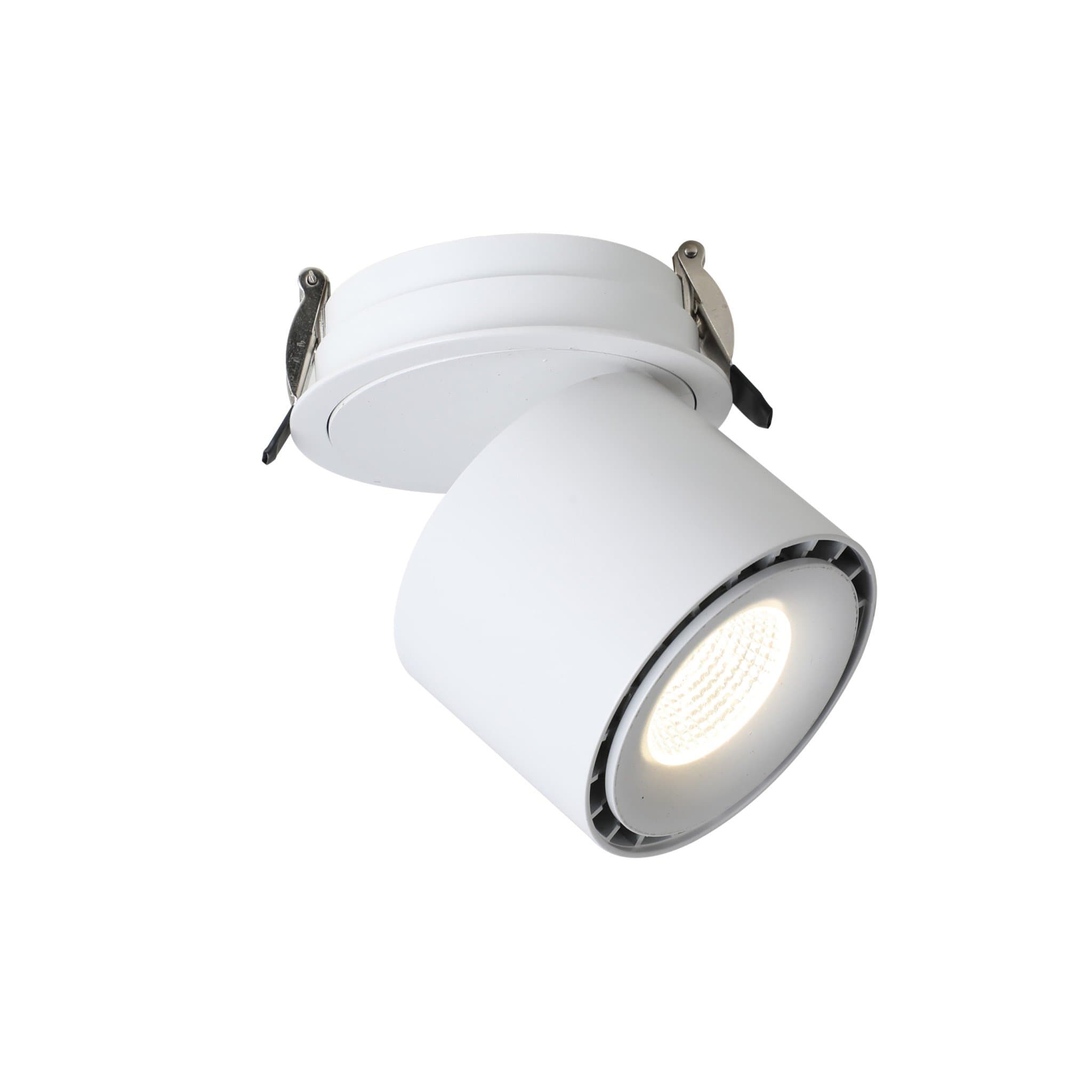 Favourite Ledel Светильник врезной металл белого цвета, угол наклона регулируется LED brand CREE, COB LED*20W, Ra>80, beam angle:24°, 4000K 1990-1U