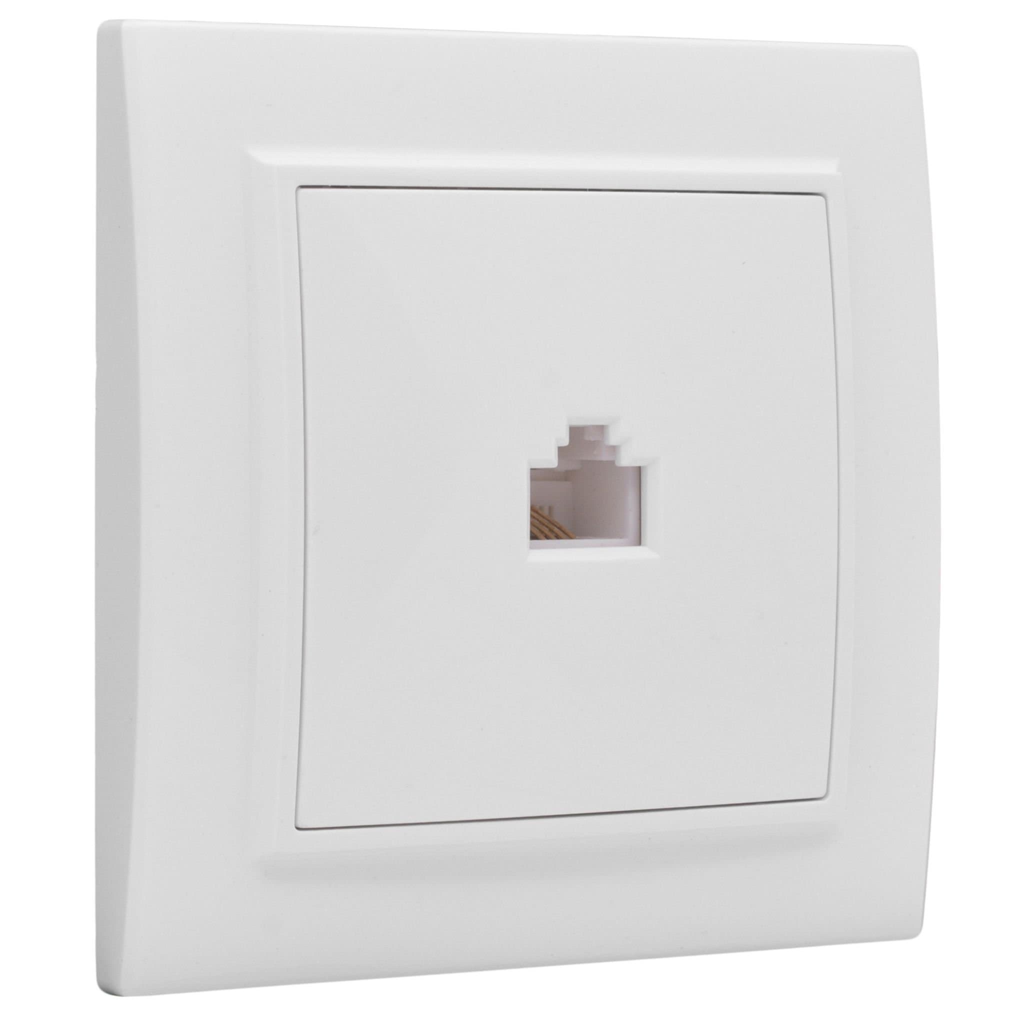 EKF Basic Минск Белый Розетка RJ-45, СП — миниатюра 8