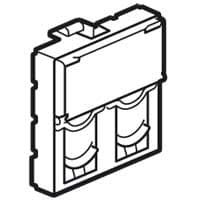 Legrand Mosaic Лицевая панель Keystone для простого коннектора 078603 — миниатюра 2
