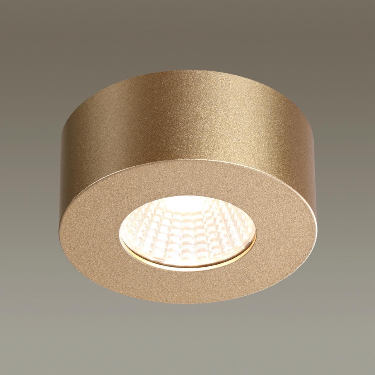Odeon Light 4284/7CL HIGHTECH ODL22 золотистый/металл Потолочный светильник IP20 LED 7W 781Лм 3000K BENE — миниатюра 4