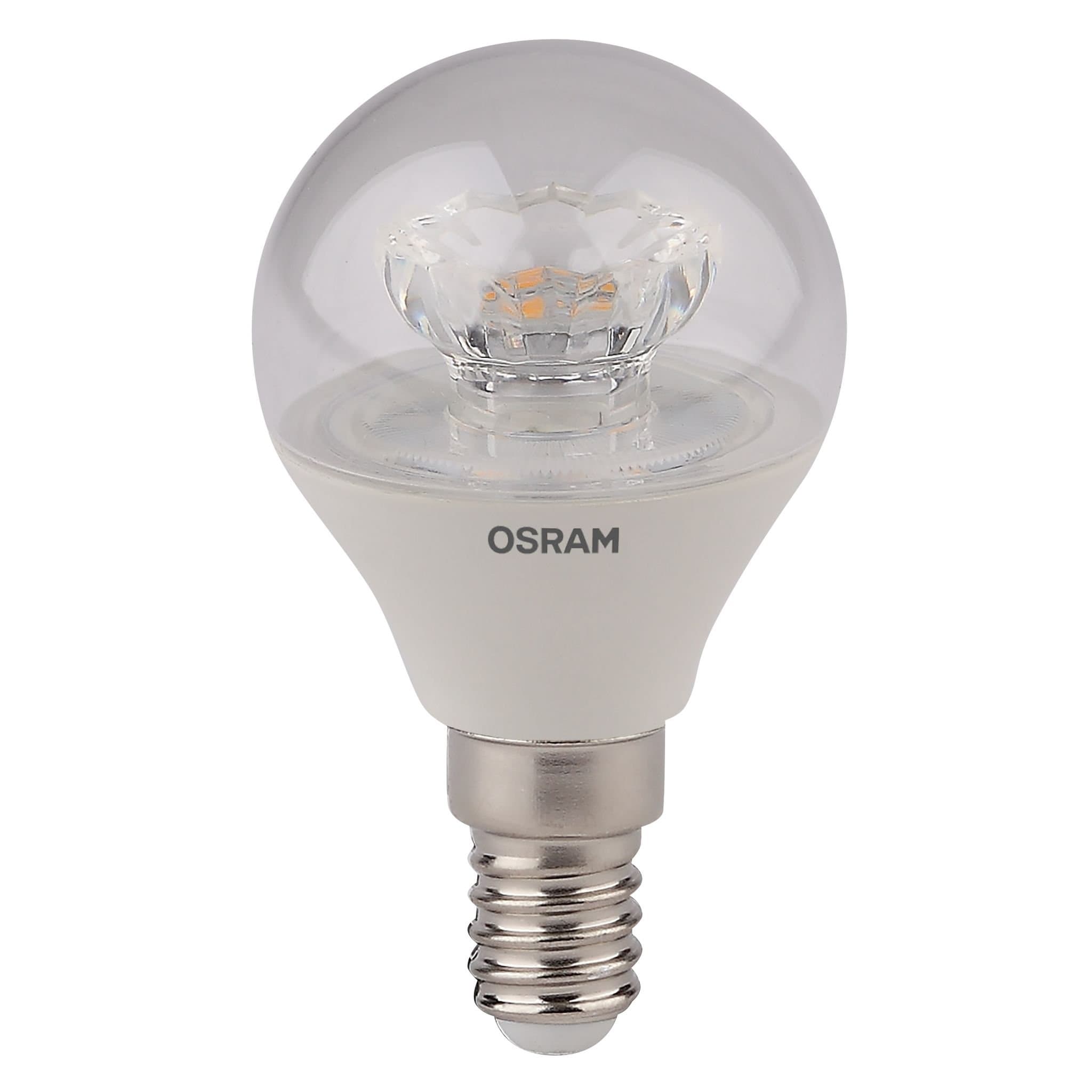 Osram Лампа LED шар прозрачный E14 5,4W 830 4052899971622 — миниатюра 4