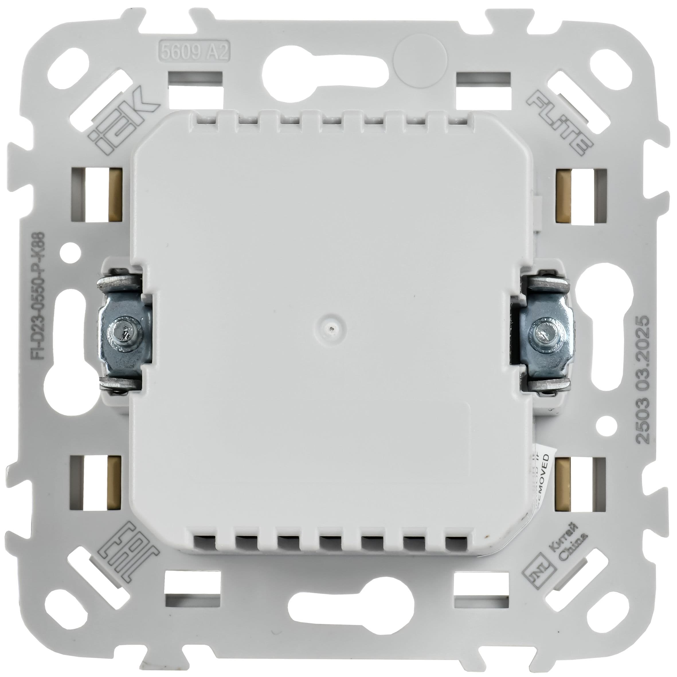 IEK FLITE Льняной Светорегулятор проходной TRIAC 550Вт — миниатюра 3