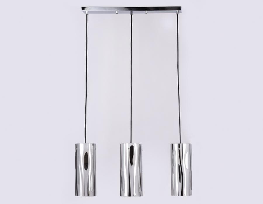 Ambrella Подвесной светильник со сменной лампой TR3590/3 CH/SM хром/дымчатый E27/3 max 40W 530*100*900 — миниатюра 3