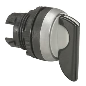Legrand Osmoz Гол.тумблер, черная ручка 2 п с фикс. 45град (0-1) 12-2 час. 023932 — миниатюра 2