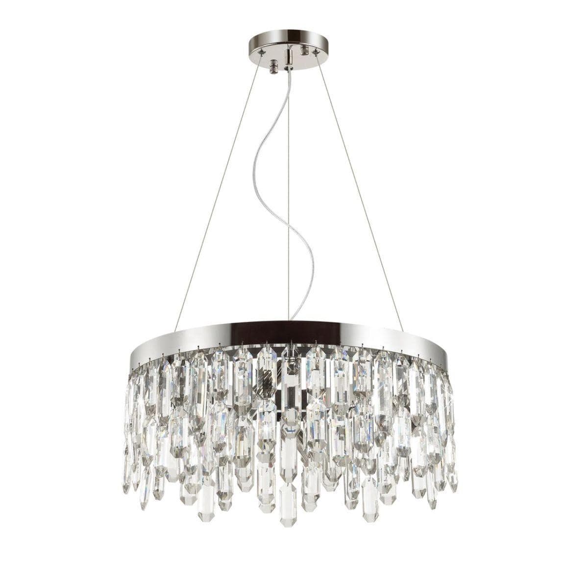 Odeon Light 4985/6 HALL ODL22 383 хром/хрусталь Люстра E14 6*40W DAKISA — миниатюра 1
