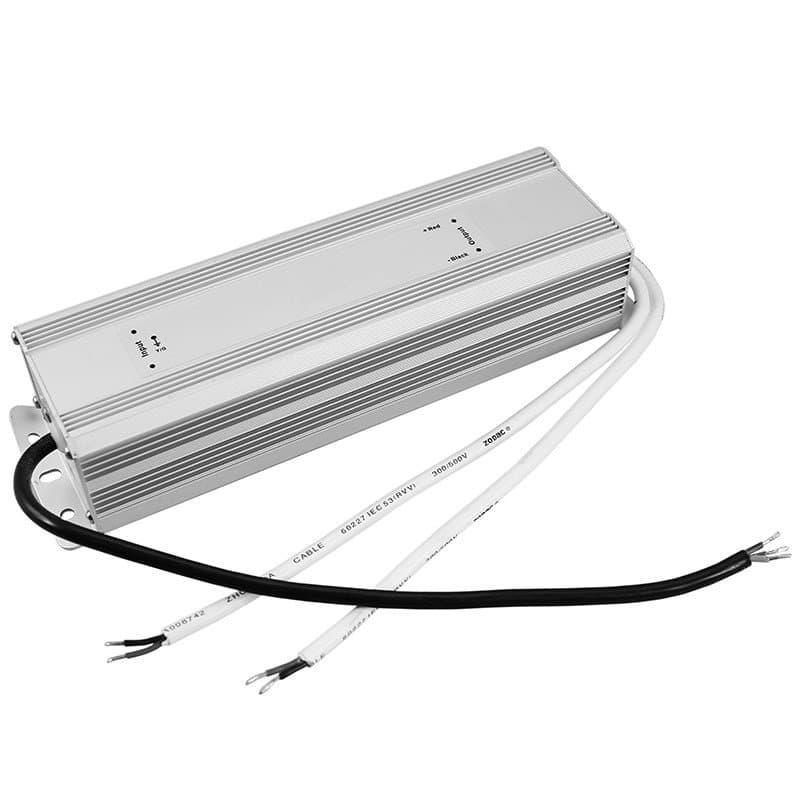 Источник питания 110-220V AC/12V DC, 12,5А, 150W с проводами, влагозащищенный (IP67) Rexant 200-150-2