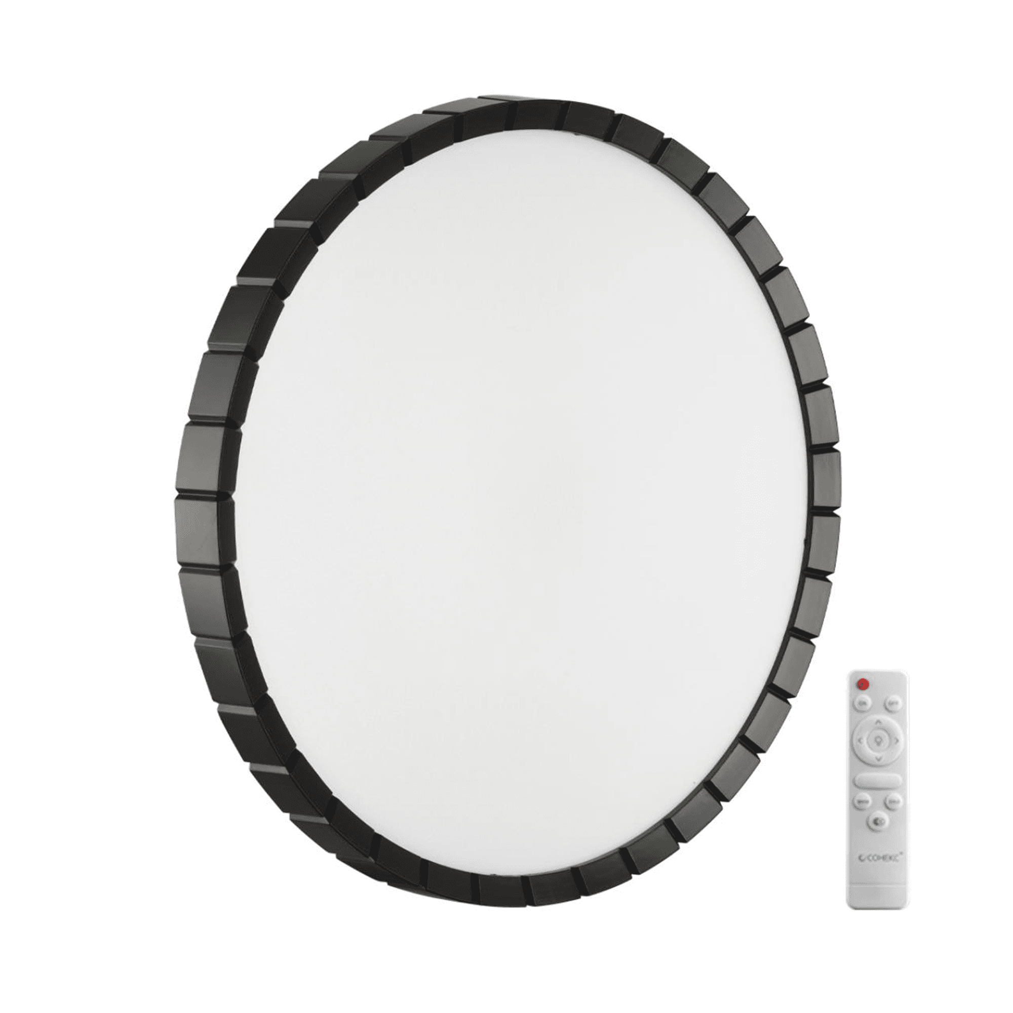 Sonex 7649/EL PALE SN Светильник пластик/белый/черный LED 70Вт 3000-6000К D486 IP43 пульт ДУ ATABI BLACK