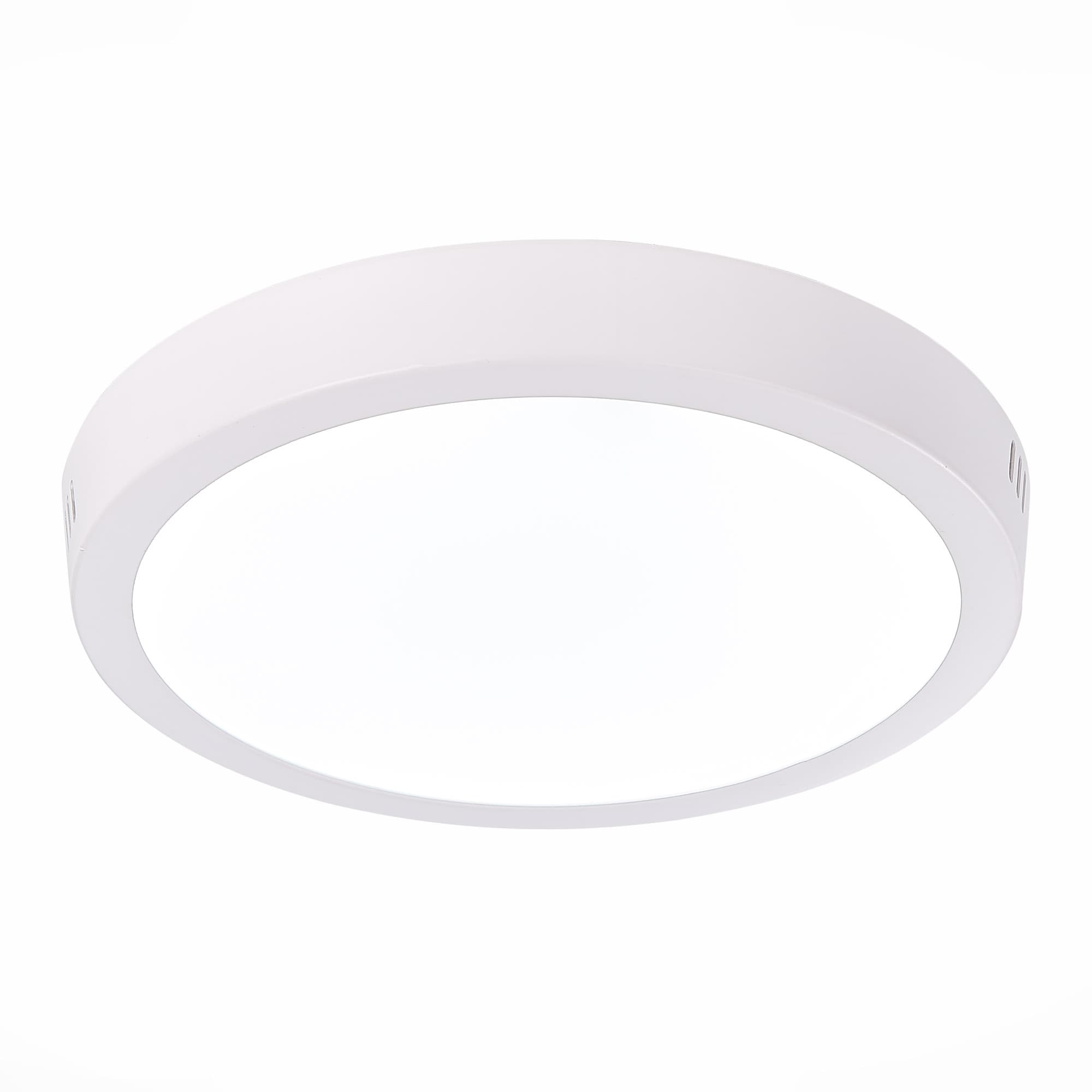 ST LUCE ST112.542.18 NUBES Белый Светильник настенно-потолочный LED 1*18W 4000K 1 365Lm Ra80 120° IP20 D210xH28 90-265V
