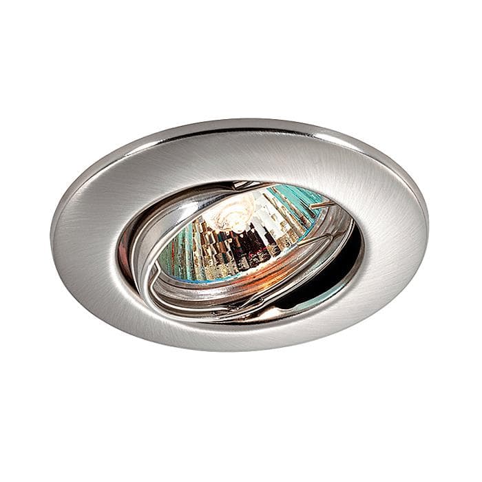 Novotech 369694 NT12 256 Светильник встраиваемый ПВ IP20 GX5.3 50W 12V CLASSIC никель