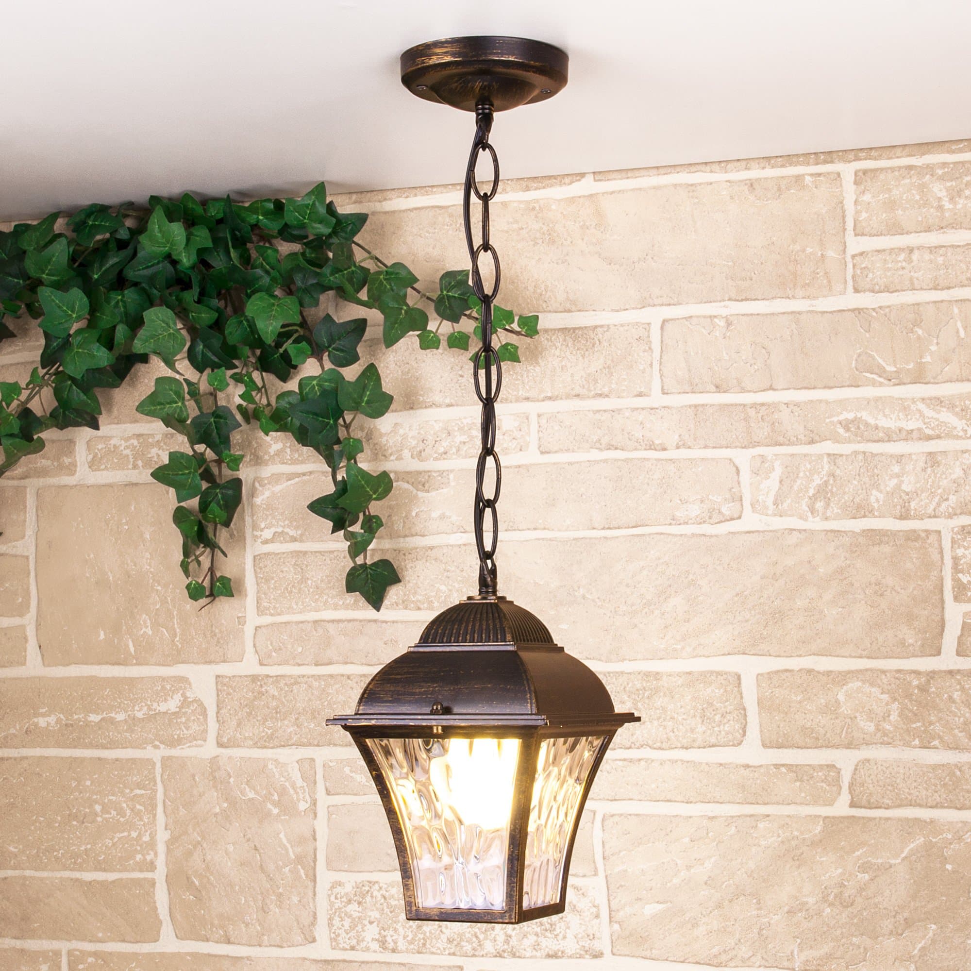 Elektrostandard GL 1009H / Светильник садово-парковый Apus H черное золото (GL 1009H) a043115