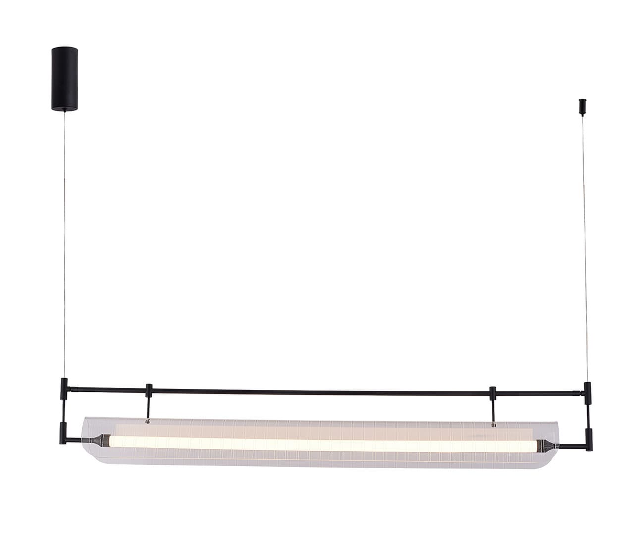 Kink Light 08021-120P,19 Подвес Аника черный w120*10 h150 Led 25W (3000K)