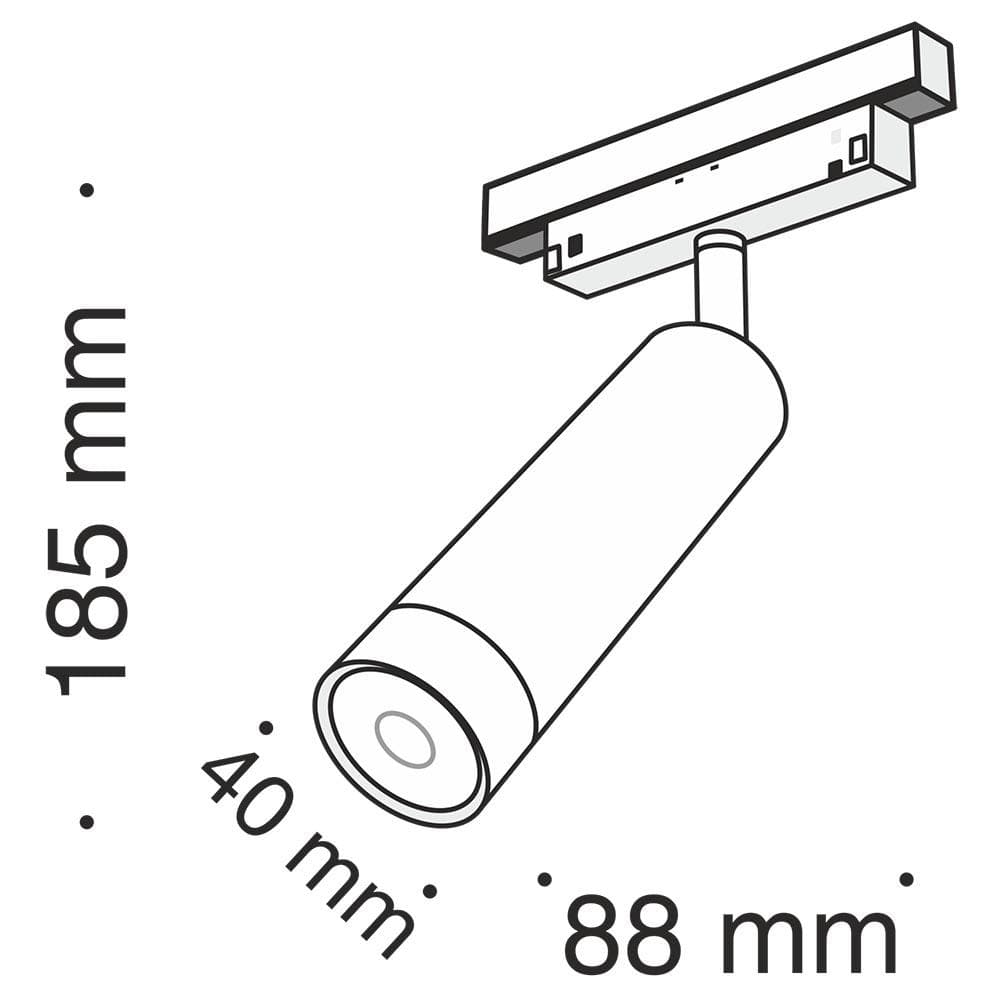 Maytoni Трековый светодиодный светильник  Track Lamps TR019-2-7W3K-B — миниатюра 8