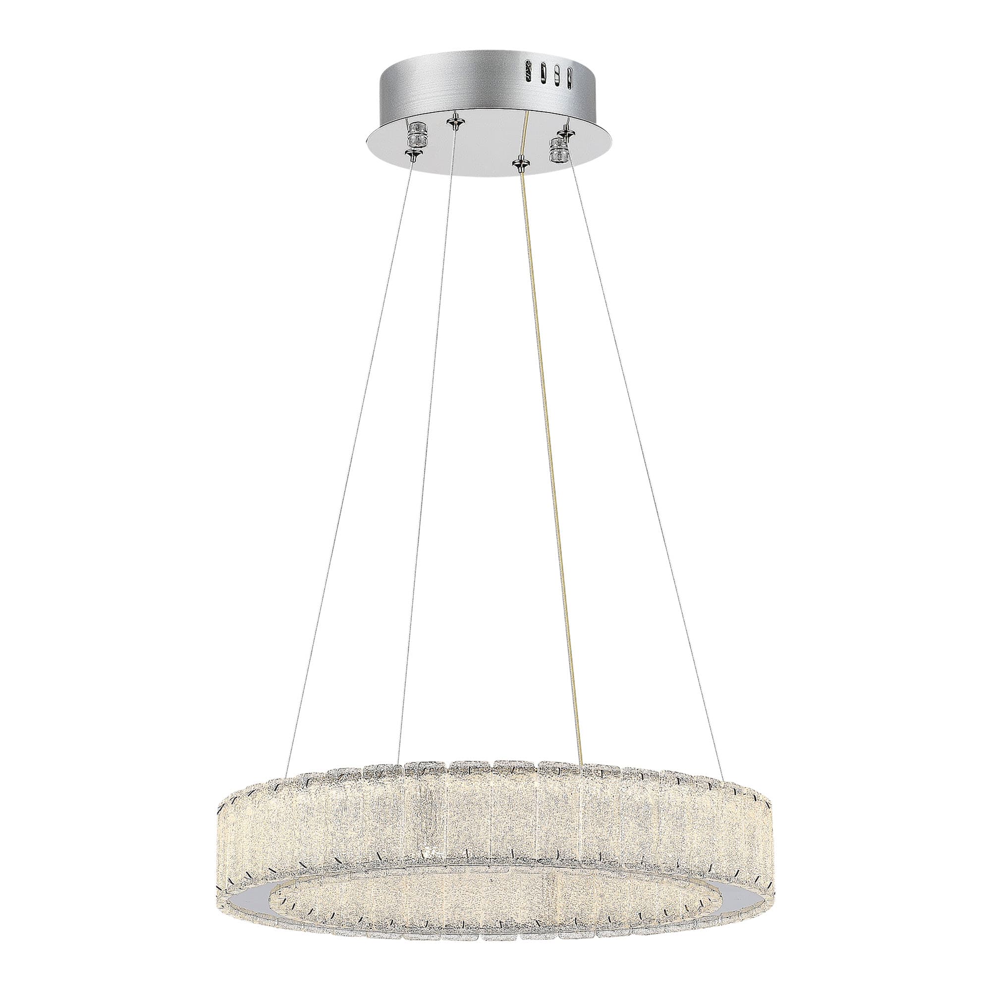 ST Luce SL6008.103.01 Люстра подвесная Хром/Хром LED 1*20W 3000K