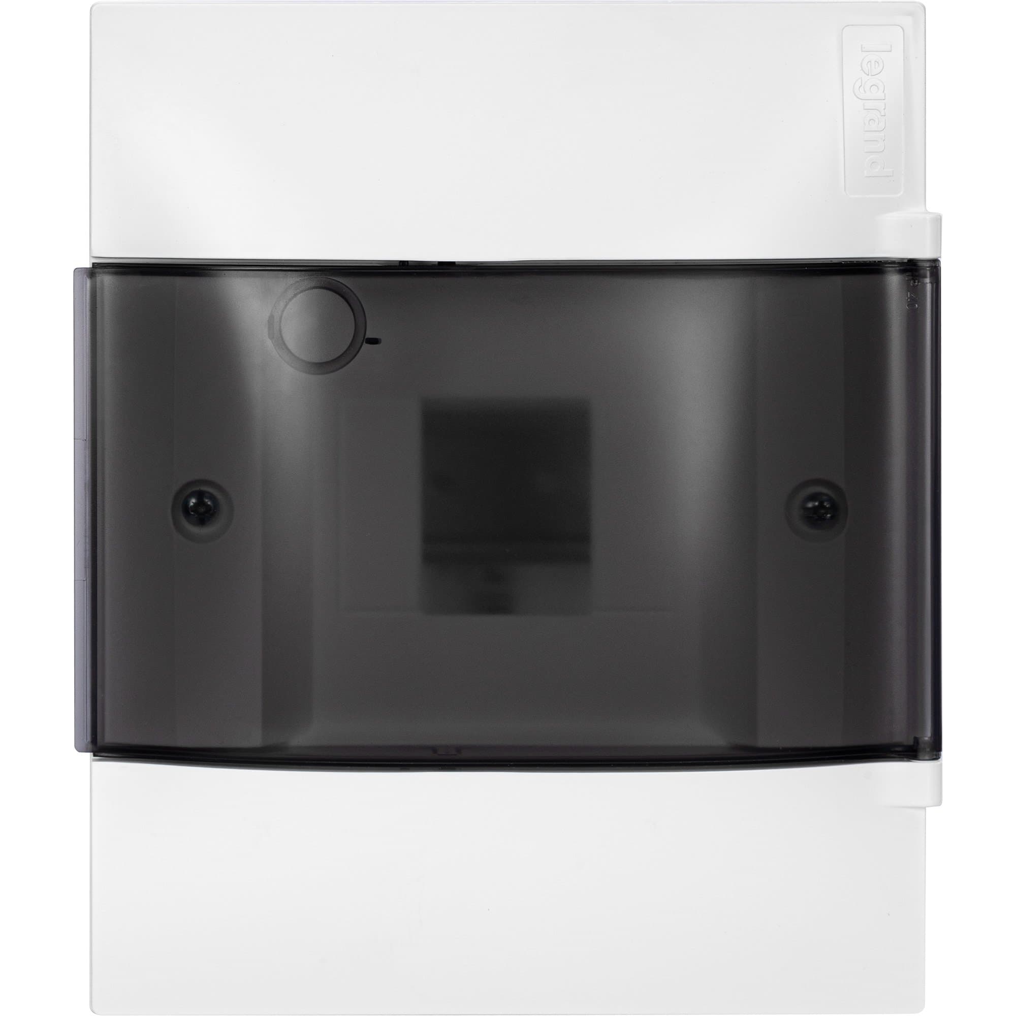 Legrand Practibox S Пластиковый щиток Навесной 1X4 Дымчатая дверь 134614 — миниатюра 1