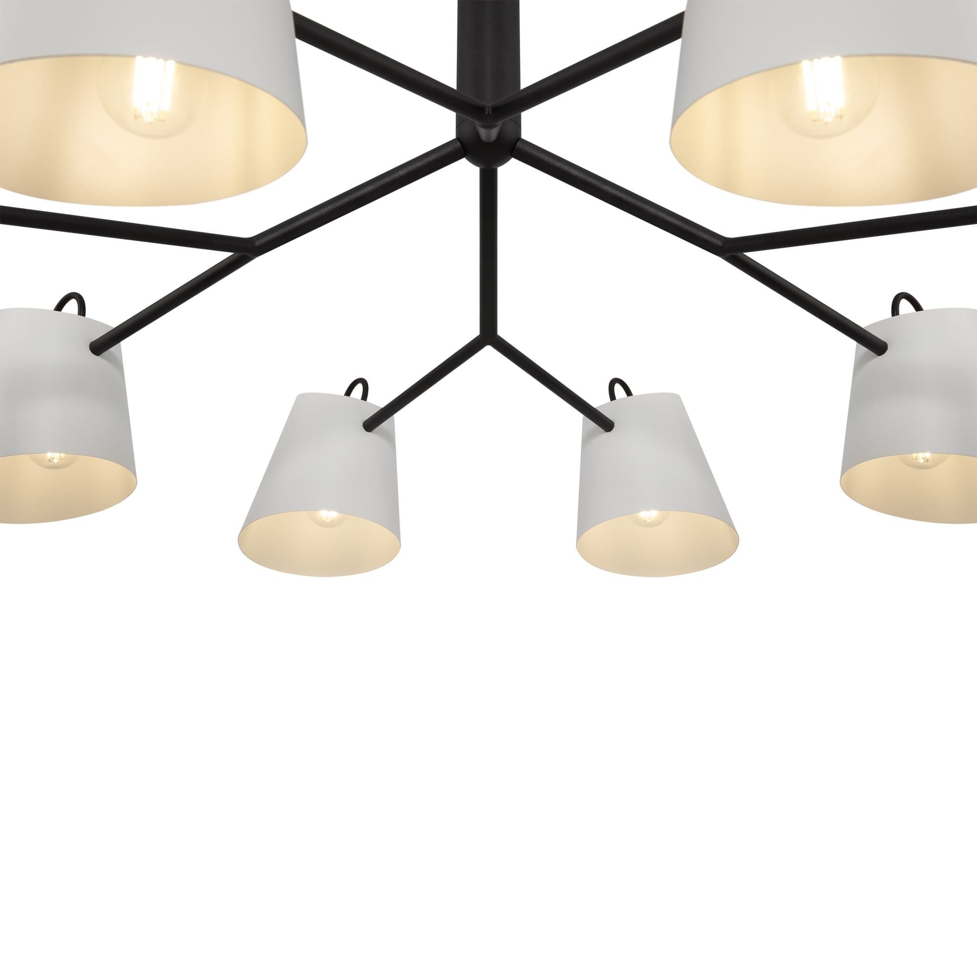 Freya Modern Черный Светильник подвесной FR5127PL-08B — миниатюра 3
