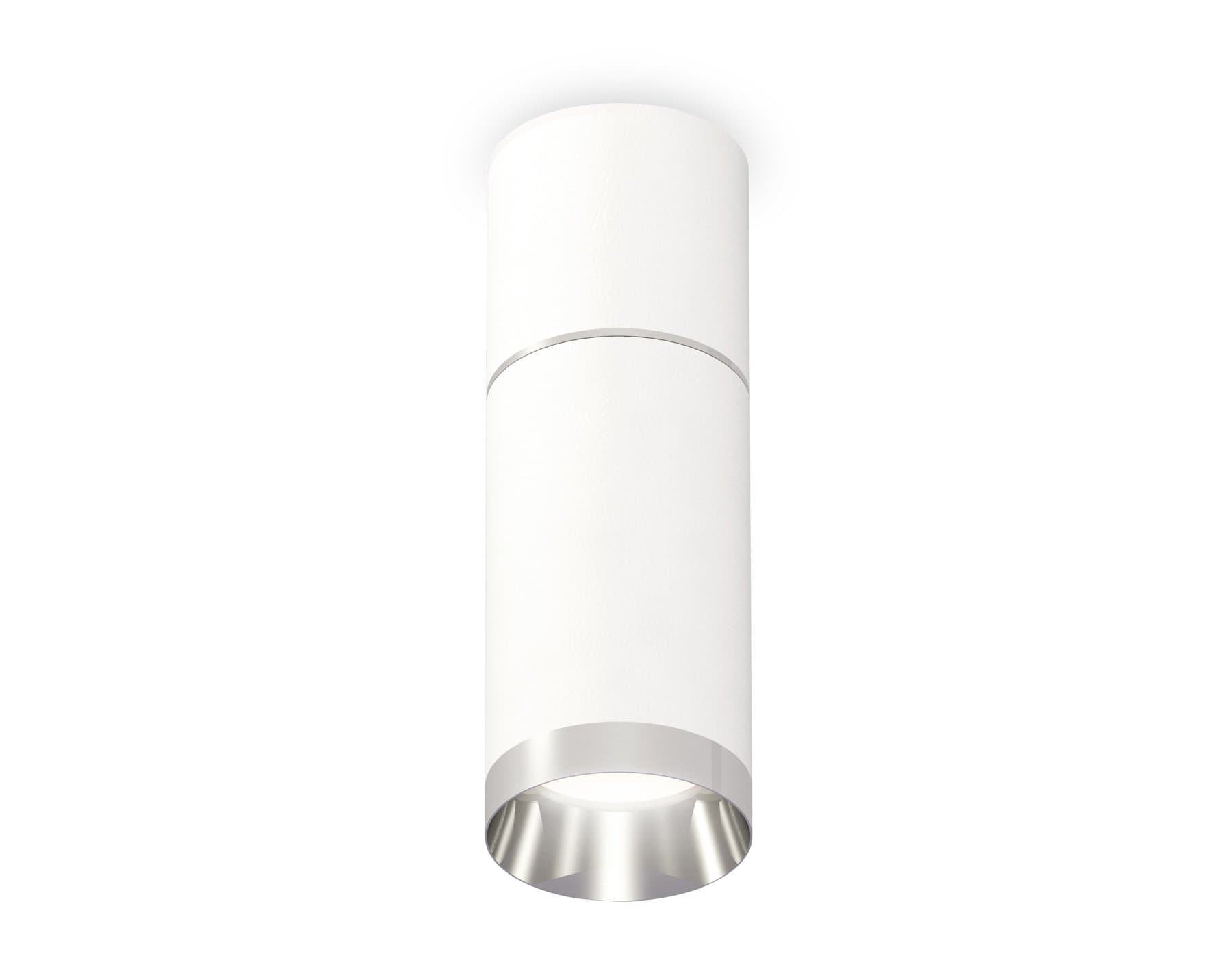 Ambrella Комплект накладного светильника XS6322060 SWH/PSL белый песок/серебро полированное MR16 GU5.3 (C6301, A2060, C6322, N6132) — миниатюра 1