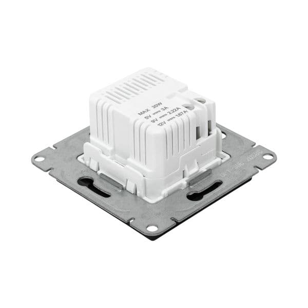 EKF Механизм розетки USB-C - 2шт, чёрный Эпика — миниатюра 12